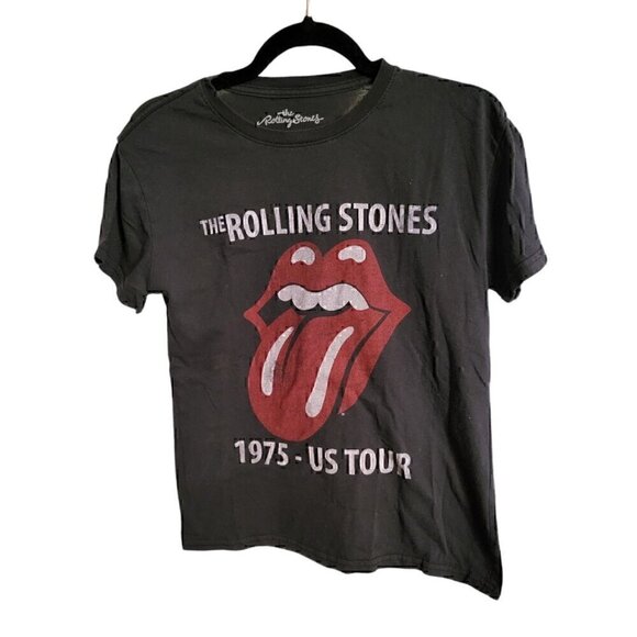 2020 The Rolling Stones 1975 US Concert Tour Graphic T Shirt Size Small  Black. - Picture 2 of 5